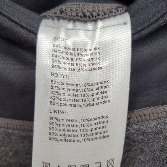 Baleaf shorts gray and black comfy soft size L - Picture 5 of 7